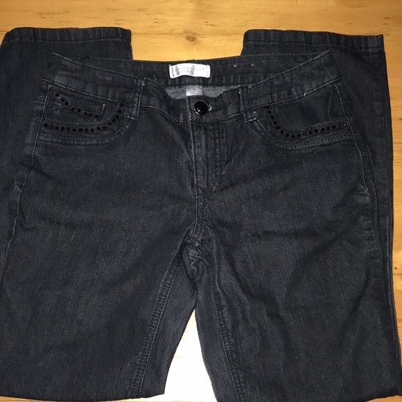 Christopher & Banks Black Bootcut Jeans 4P - Picture 3 of 8